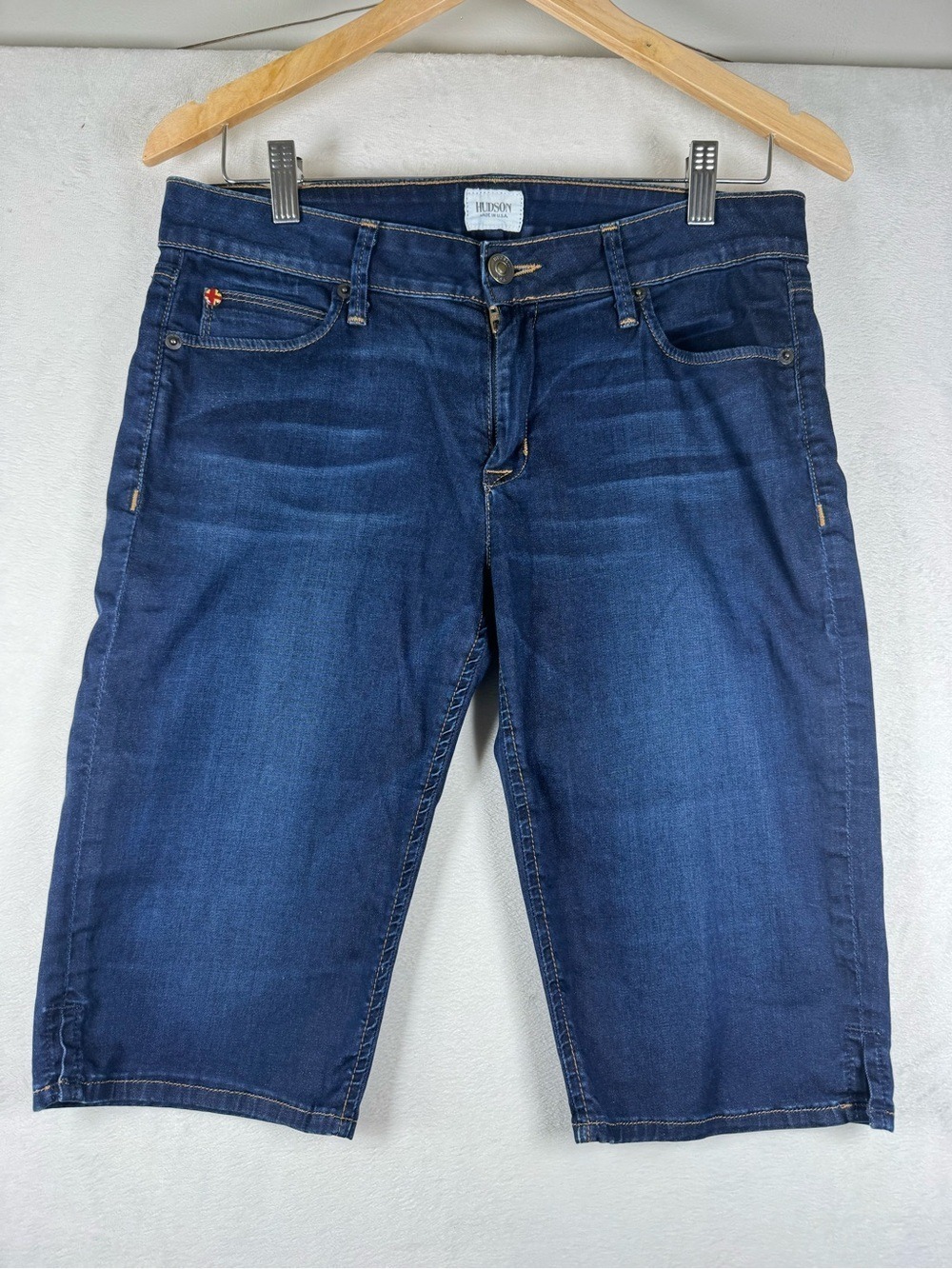 Hudson Jeans Indigo Blue Women's Denim Shorts Size 30
